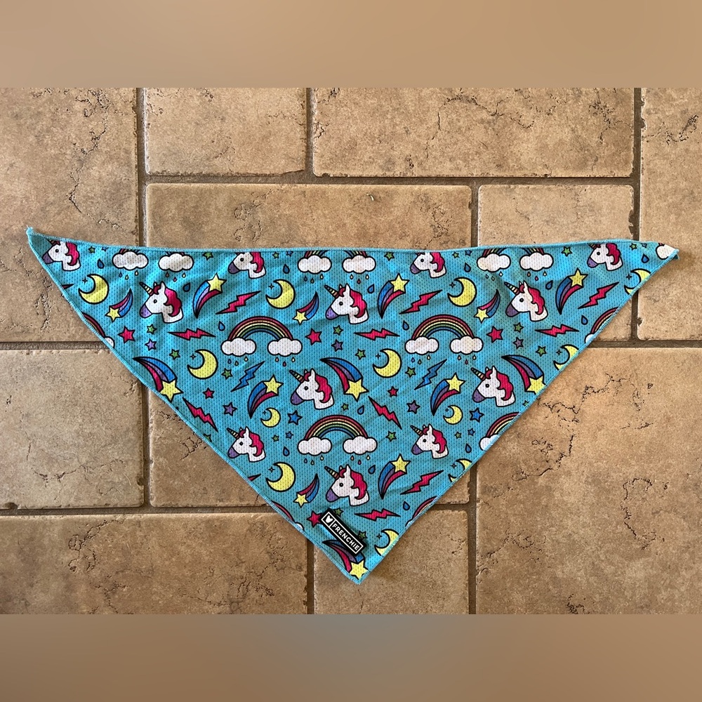 Frenchie Bulldog Cooling Bandana Unicorn Magic